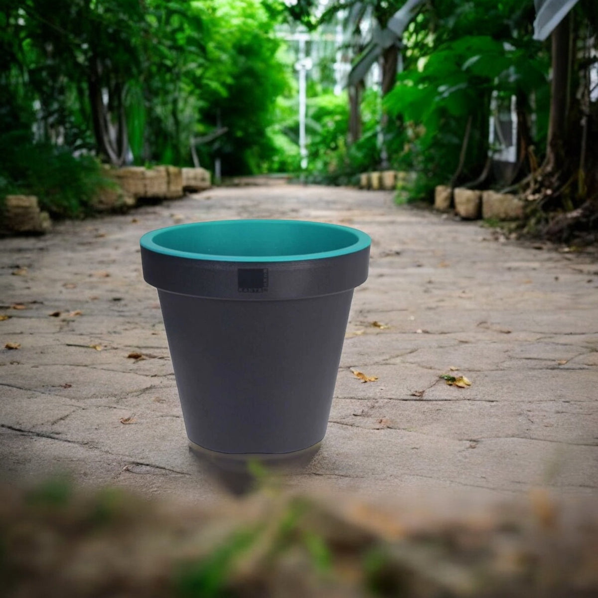 35cm Blue Bright Coloured Plant Pot - Medium Planter - Cherish Home