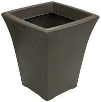37cm Tall Flared Planter. Plastic Plant Pot Brown Plant Pot. Indoor or Outdoor - Cherish Home