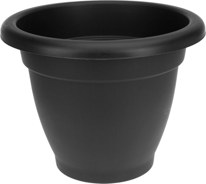 40cm Large Round Black Round Plant Pot Planter - Cherish Home