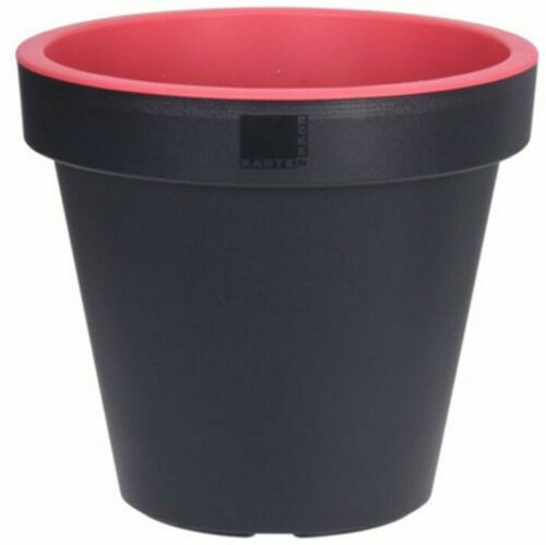 Bright Colour Round Planter 35cm Pink Barrel Planter Plant Pot Indoor & Outdoor - Cherish Home