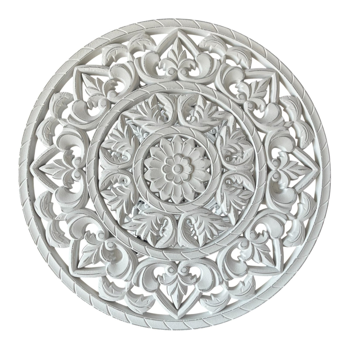 Decorative White Cut - Out Beautiful Table - Cherish Home