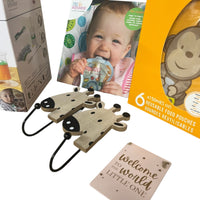 Dream Big Pouch Maker Giraffe New Parent Gift Box Baby Shower Gift - Cherish Home