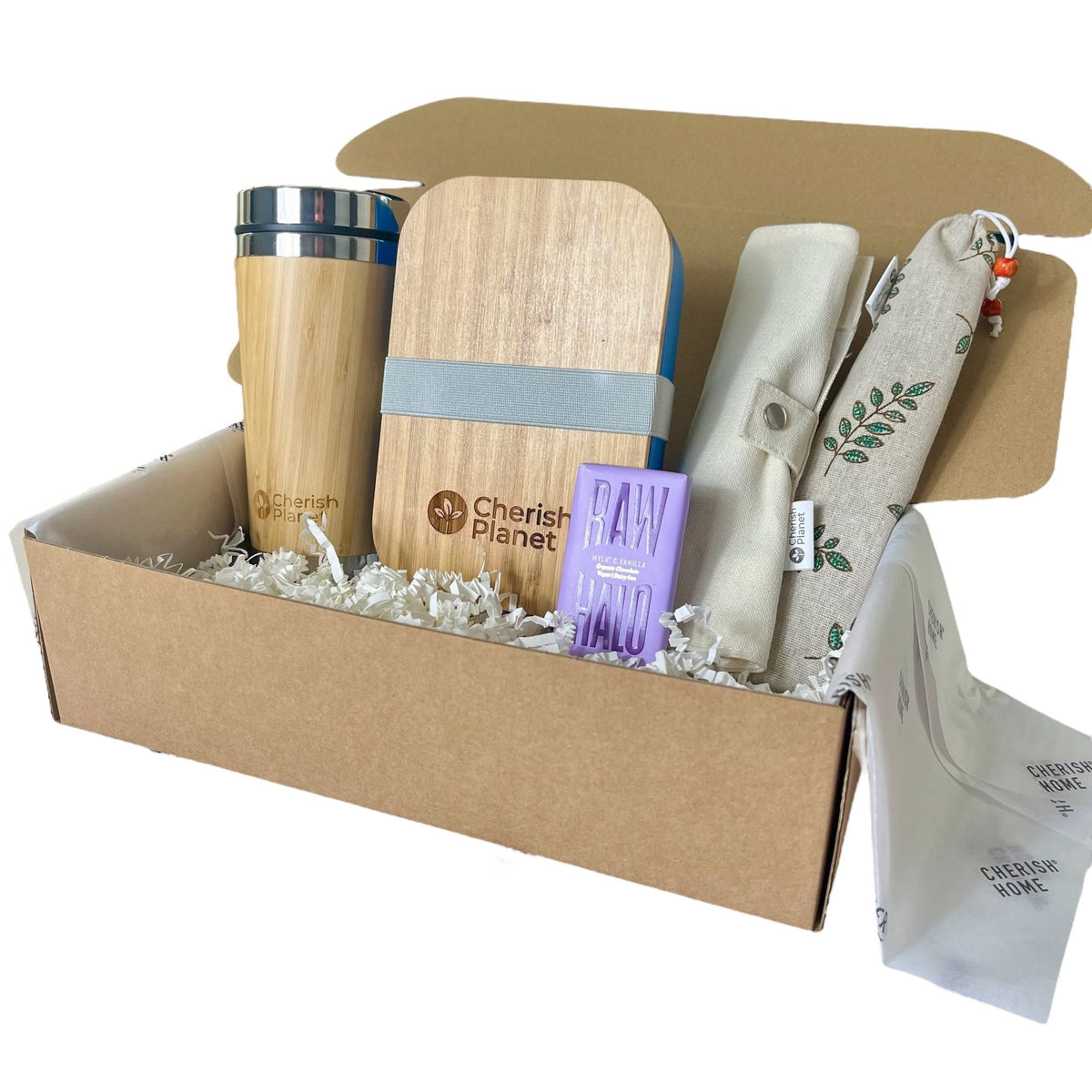 Eco - Friendly Lunch Gift Set, Reusable & Sustainable, Zero Waste Lunch Solution for Adults & Kids - Cherish Home