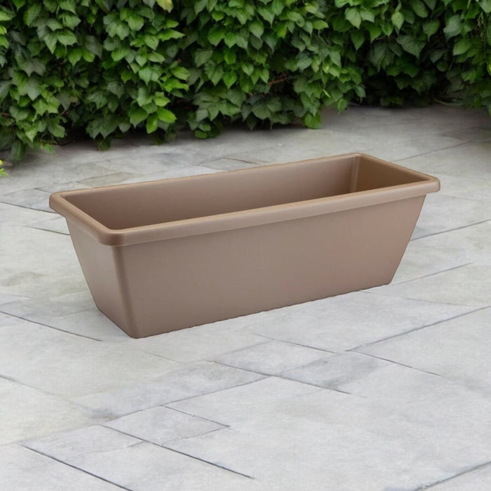 Elho 40cm Taupe Trough Planter - Cherish Home