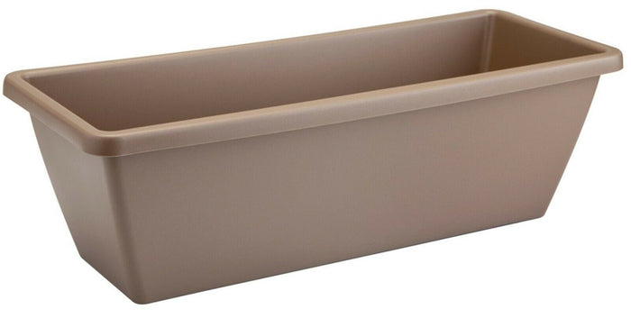 Elho 40cm Taupe Trough Planters Flower Pots Plant Pot - Cherish Home