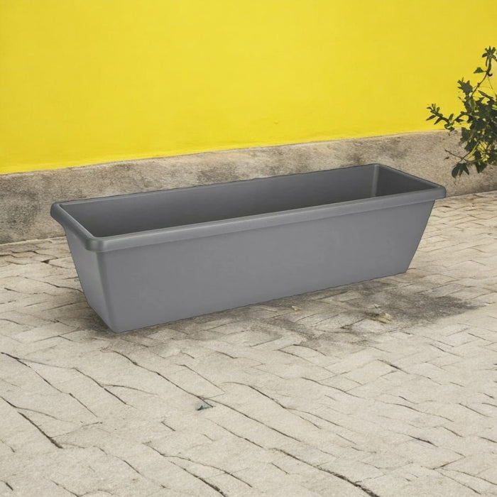 Elho 60cm Large Grey Trough Planter - Cherish Home