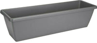 Elho 60cm Large Grey Trough Planter Flower Pots Plant Pot 20 Litre Capacity - Cherish Home