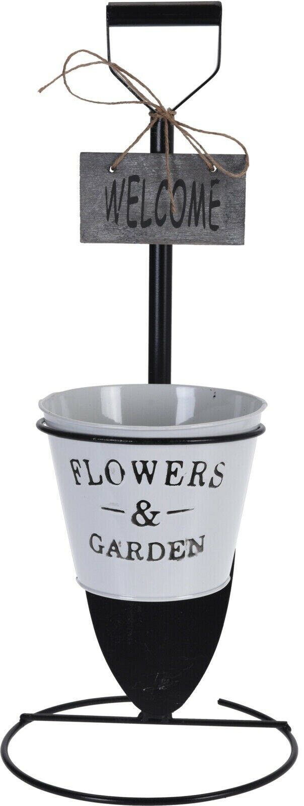Flower Pot On Stand Decorative Raised Plant Pot Flower Display Spade Chic Design - Cherish Home