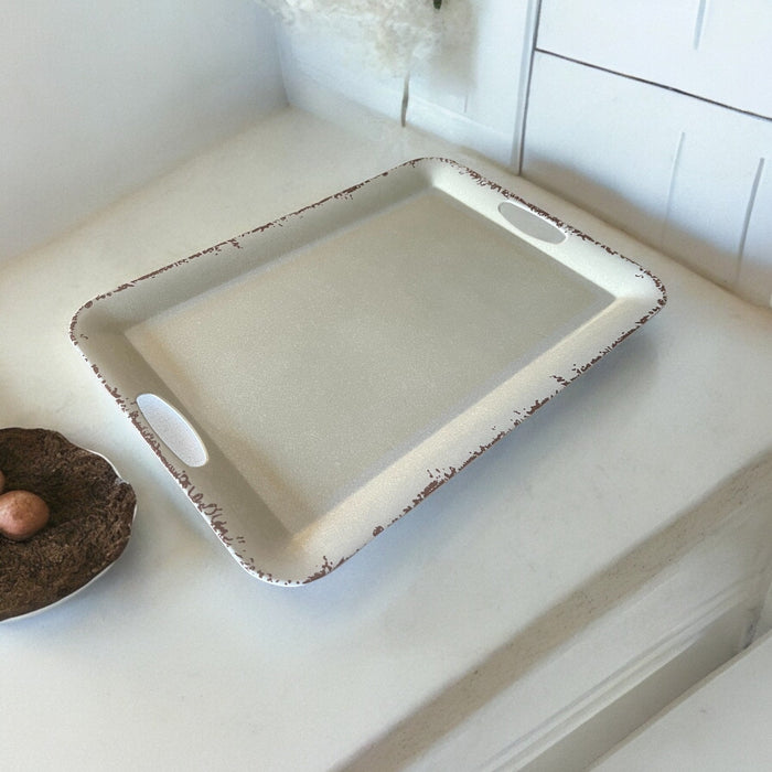 Hammered Effect Serving Tray - Cherish Home