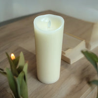 Ivory Real Wax Flameless Vanilla - Scented Battery Candles Set of 2 - Cherish Home