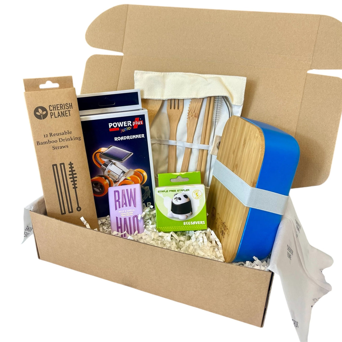Kids Eco - Friendly Lunch Box & Accessories - Sustainable School Lunch Present for Boys & Girls - Cherish Home