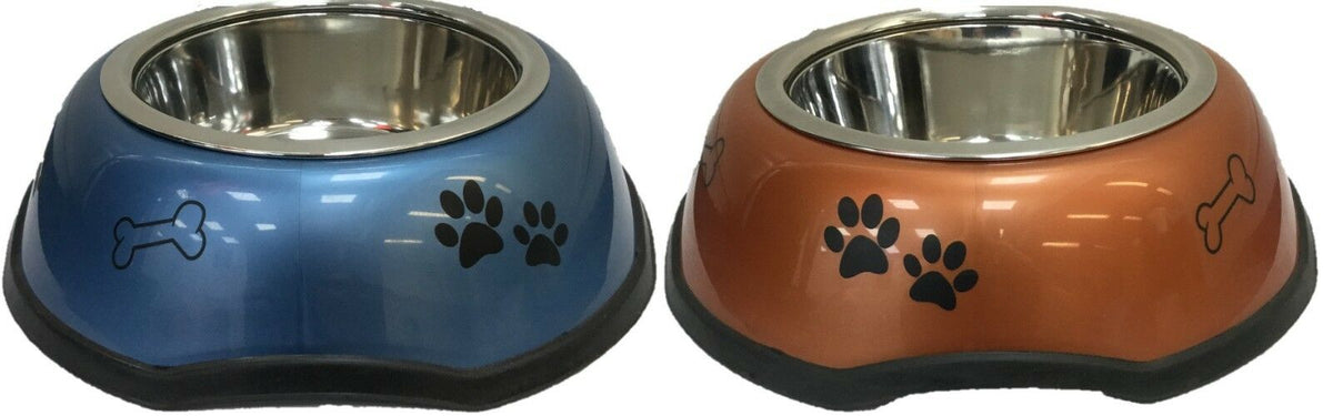 Large Dog Bowl 26cm Dog Feeding Food Water Bowl Dishwasher Safe S. Steel - Cherish Home