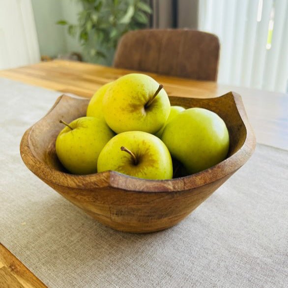 Puncta Mango Wood Fruit or Decorative Bowl - Cherish Home