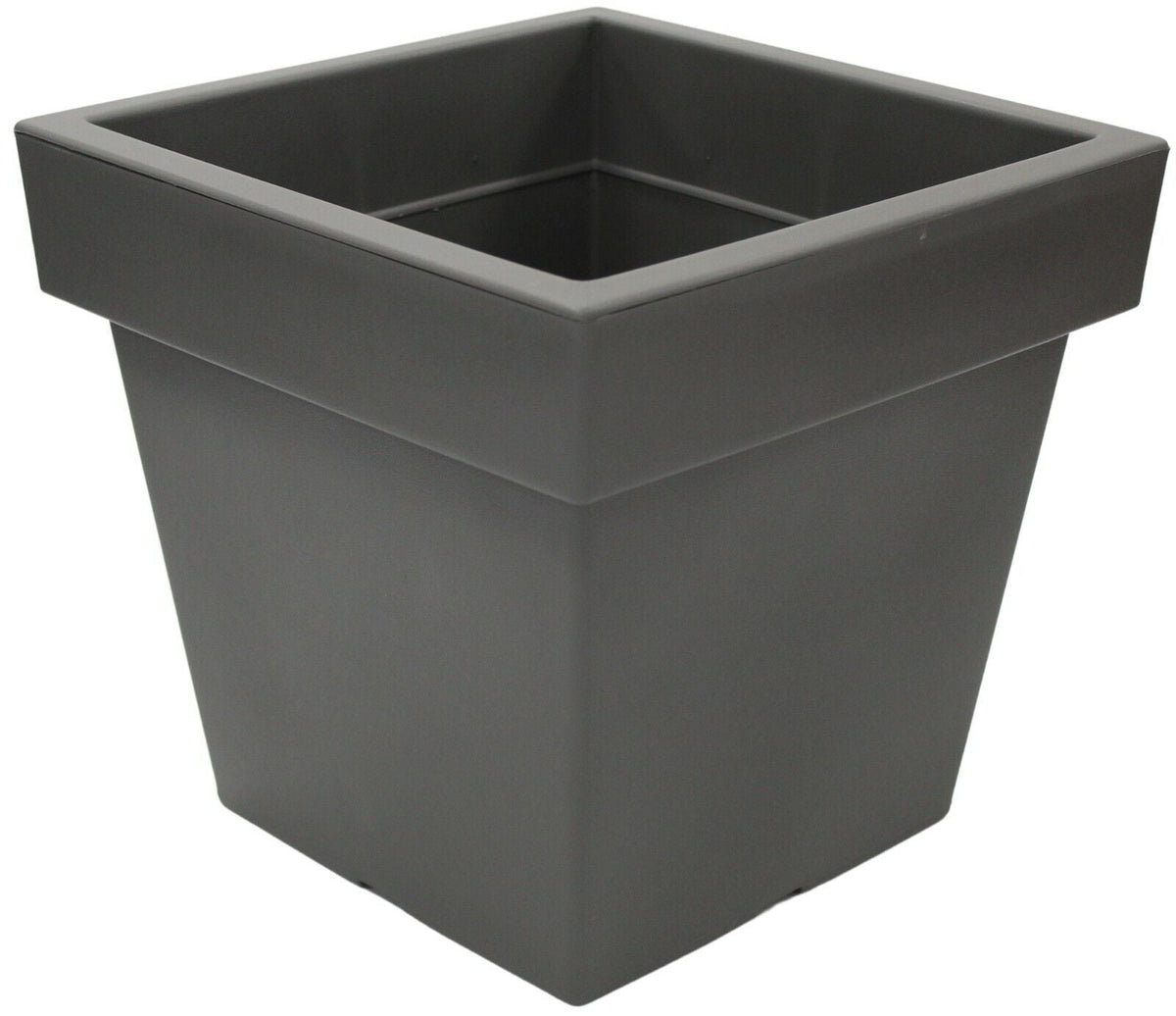 Rammento 29x29 Centimetre Large Square Planter, Plastic Flower Pot - Cherish Home