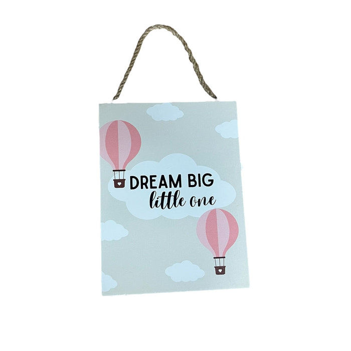 Small Dream Big Balloon Sign - Cherish Home