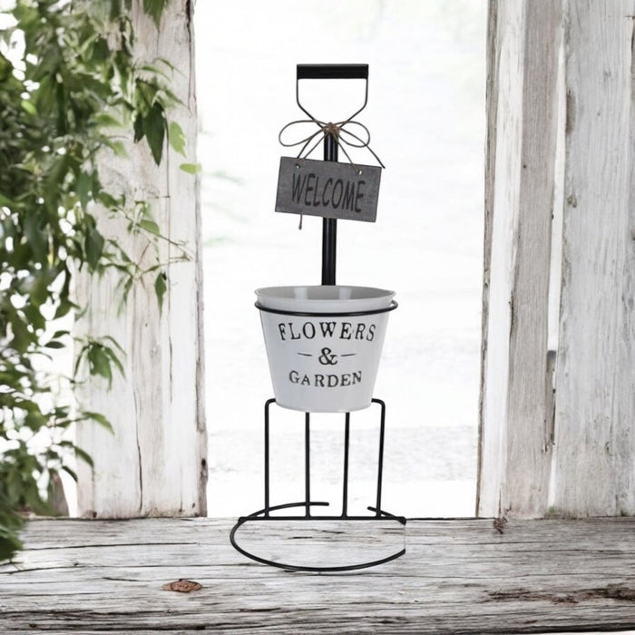 Stylish Raised Plant Pot Flower Display with Unique Fork Design - Cherish Home