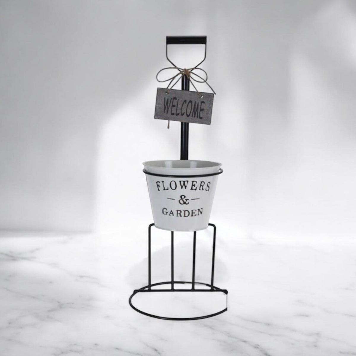 Stylish Raised Plant Pot Flower Display with Unique Fork Design - Cherish Home