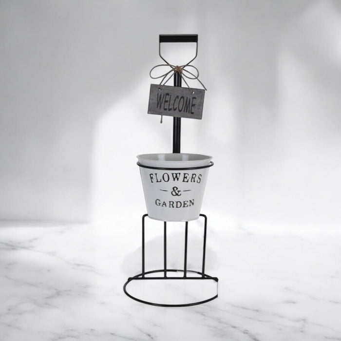 Stylish Raised Plant Pot Flower Display with Unique Fork Design - Cherish Home