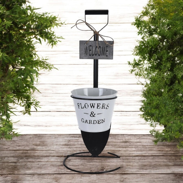 Stylish Raised Plant Pot Flower Display with Unique Spade Design - Cherish Home
