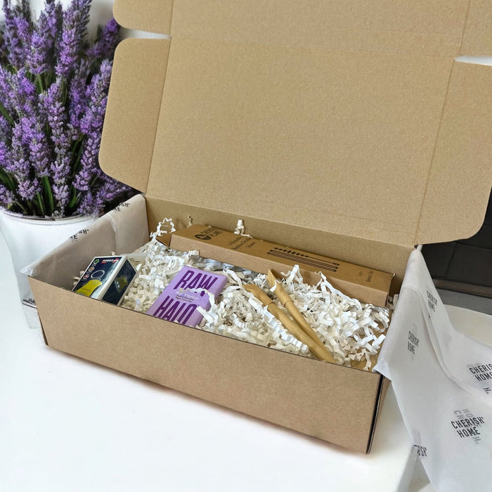 Sustainable Kids Gift Set - Eco - Friendly Stationary & Accessories Present Box - Cherish Home