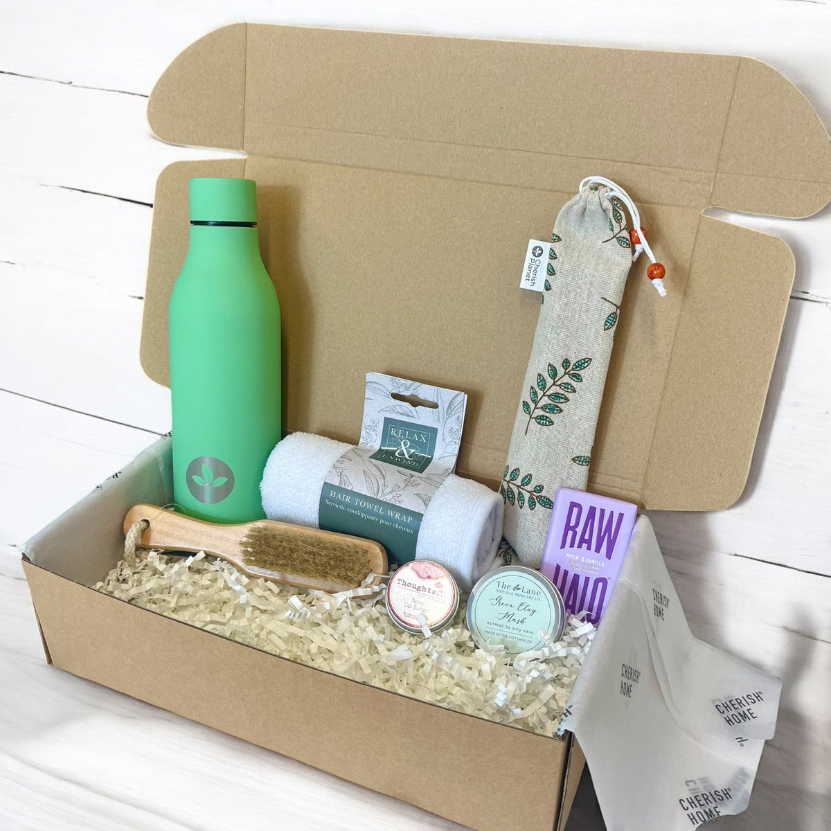 Unwind & Glow: The Pamper & Hydrate Self - Care Gift Box - Cherish Home