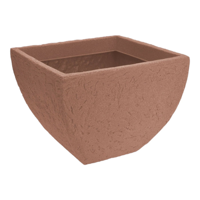 Very Large Square Deep Planter Sand Stone Effect Planter - Cherish Home
