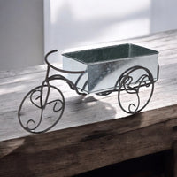 Vintage Style Bike Zinc Planter - Cherish Home