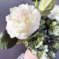 White Garden Rose Spray close up