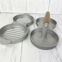 Acacia Wood Double Hamburger Press - Cherish Home