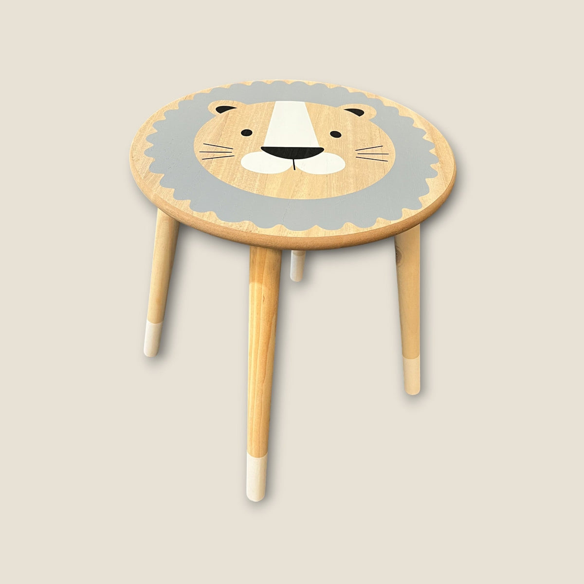 Baby Lion Wooden Table for Childrens Nursery or Playroom - Cherish Home