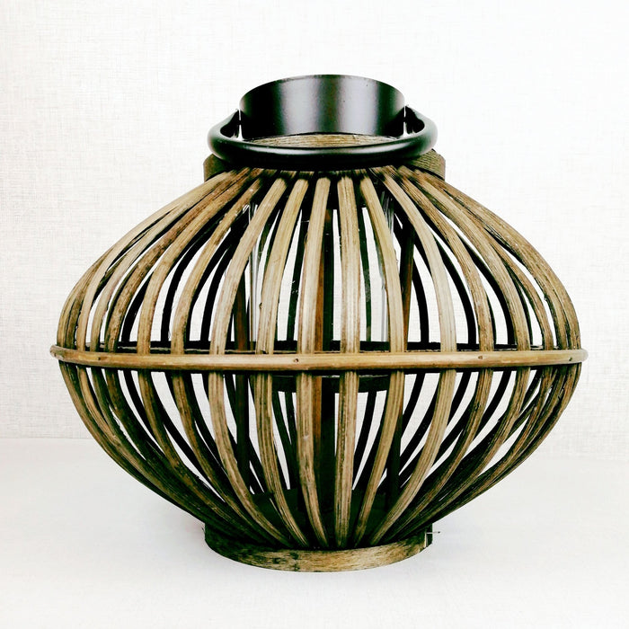 Bamboo Style Candle Lantern