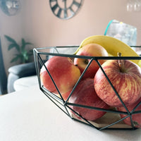 Copia Wire & Wood Fruit Bowl