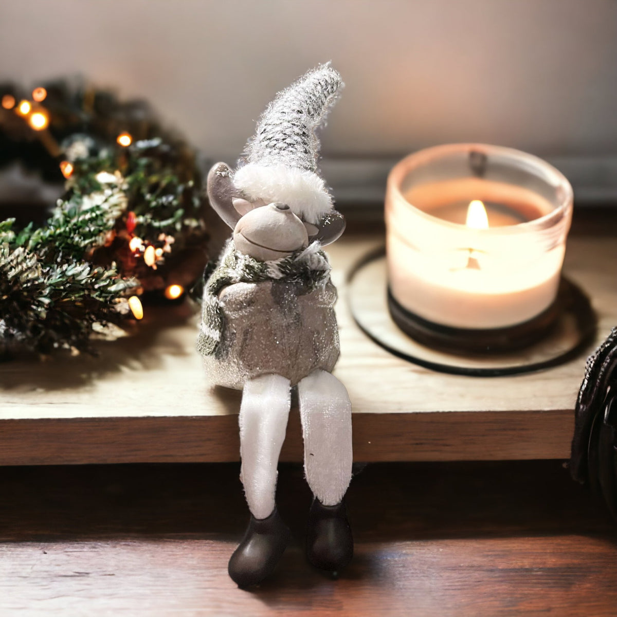 Festive Reggie The Reindeer Figure - Cherish Home