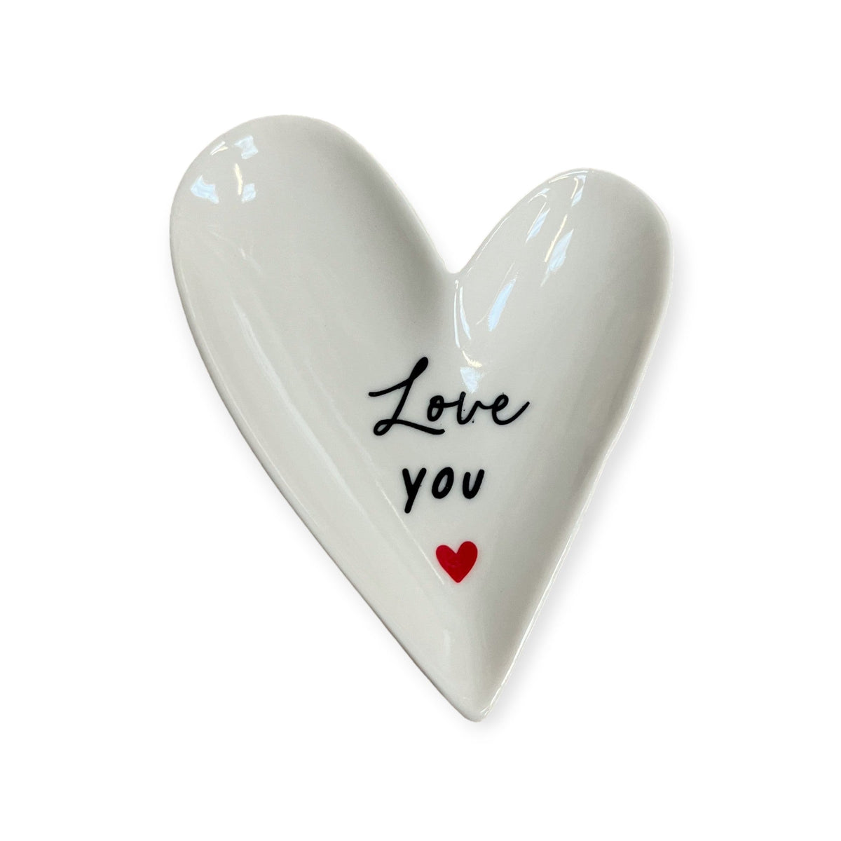 Heart Shaped White Trinket Dish for Jewellery - Cherish Home