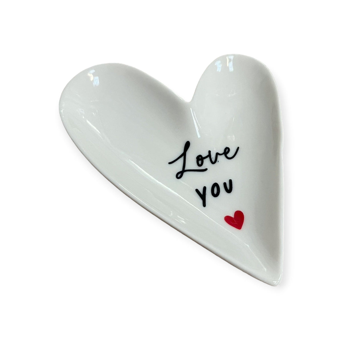 Heart Shaped White Trinket Dish for Jewellery - Cherish Home