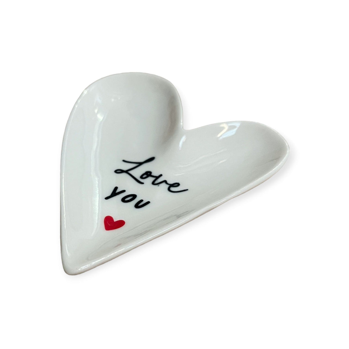 Heart Shaped White Trinket Dish for Jewellery - Cherish Home