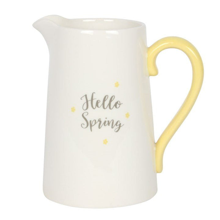 Hello Spring Ceramic Jug - Cherish Home