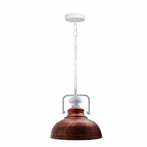 Industrial vintage Retro Indoor Hanging Ceiling Metal Rustic Red