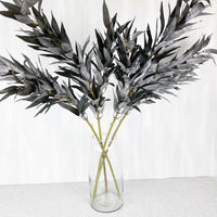 Jewel Toned Burgundy Eucalyptus Foliage in Glass vase