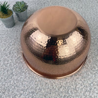 Large Hammered Copper-style Bowl base