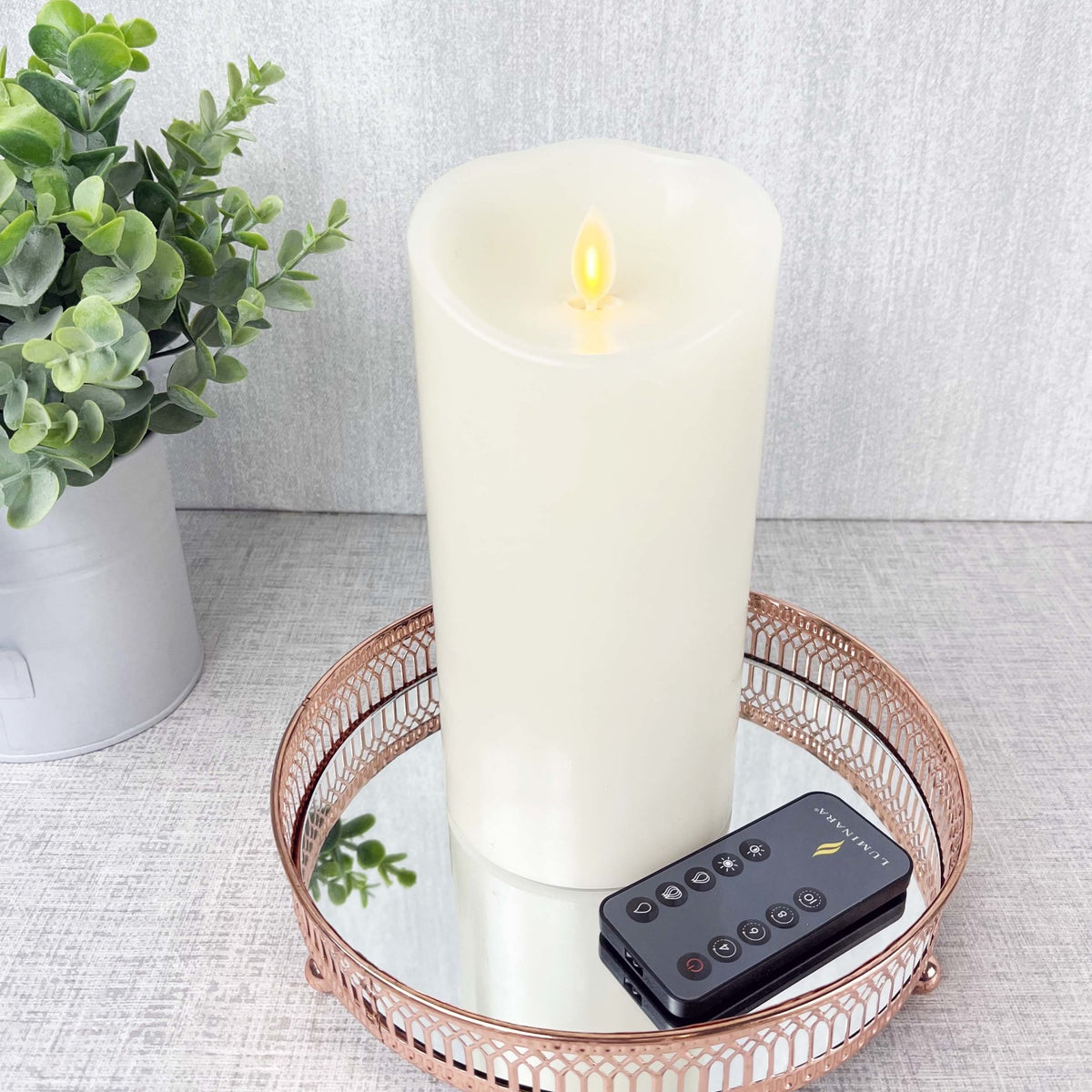 Luminara Ivory Pillar - Indoor 3.5" x 7.0"