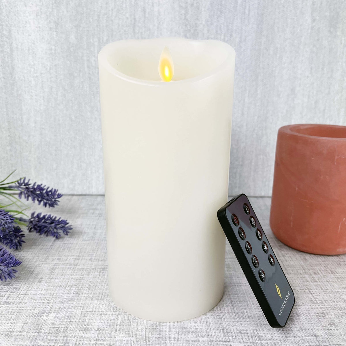 Luminara Ivory Pillar - Indoor 3.5" x 7.0"