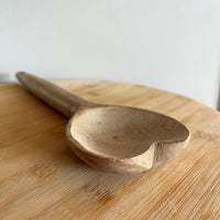 Natural Mango Wood Heart Wooden Spoons (Pair of 2) - Cherish Home