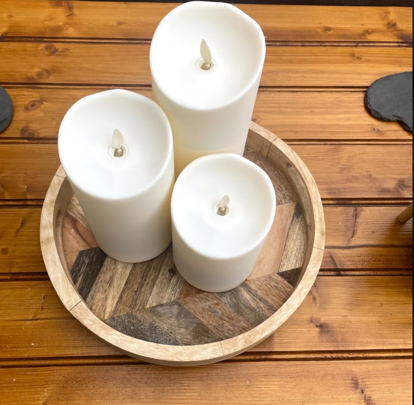 Luminara Outdoor Flameless Battery Candles top view