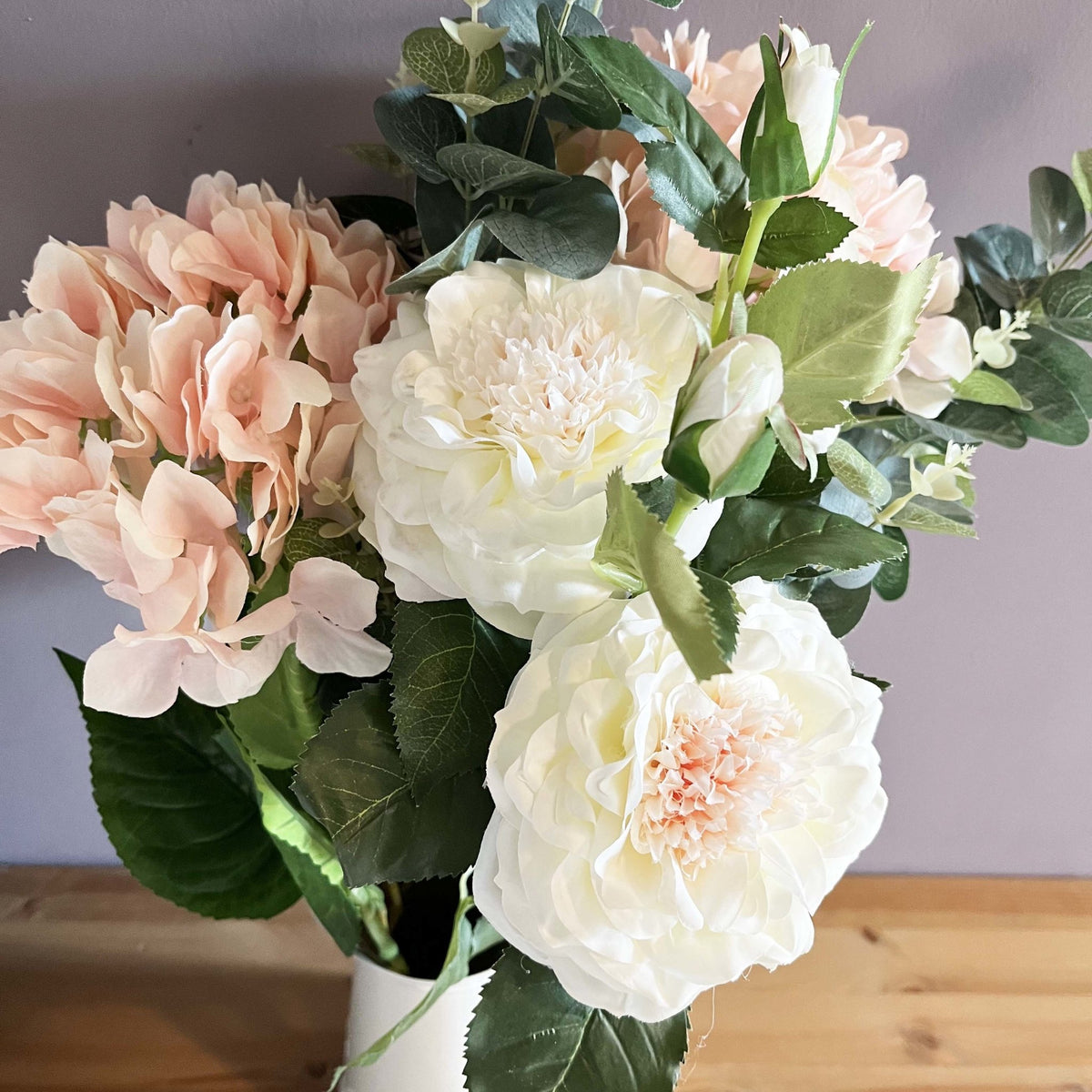Pink Artificial Hydrangea Stem