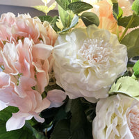 Pink Artificial Hydrangea Stem