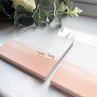 Pink Oasis Dusk Camel Ceramic Coaster - Cherish Home