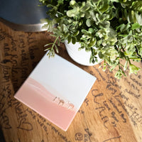 Pink Oasis Dusk Camel Ceramic Coaster - Cherish Home