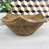 Puncta Mango Wood Bowl - Cherish Home