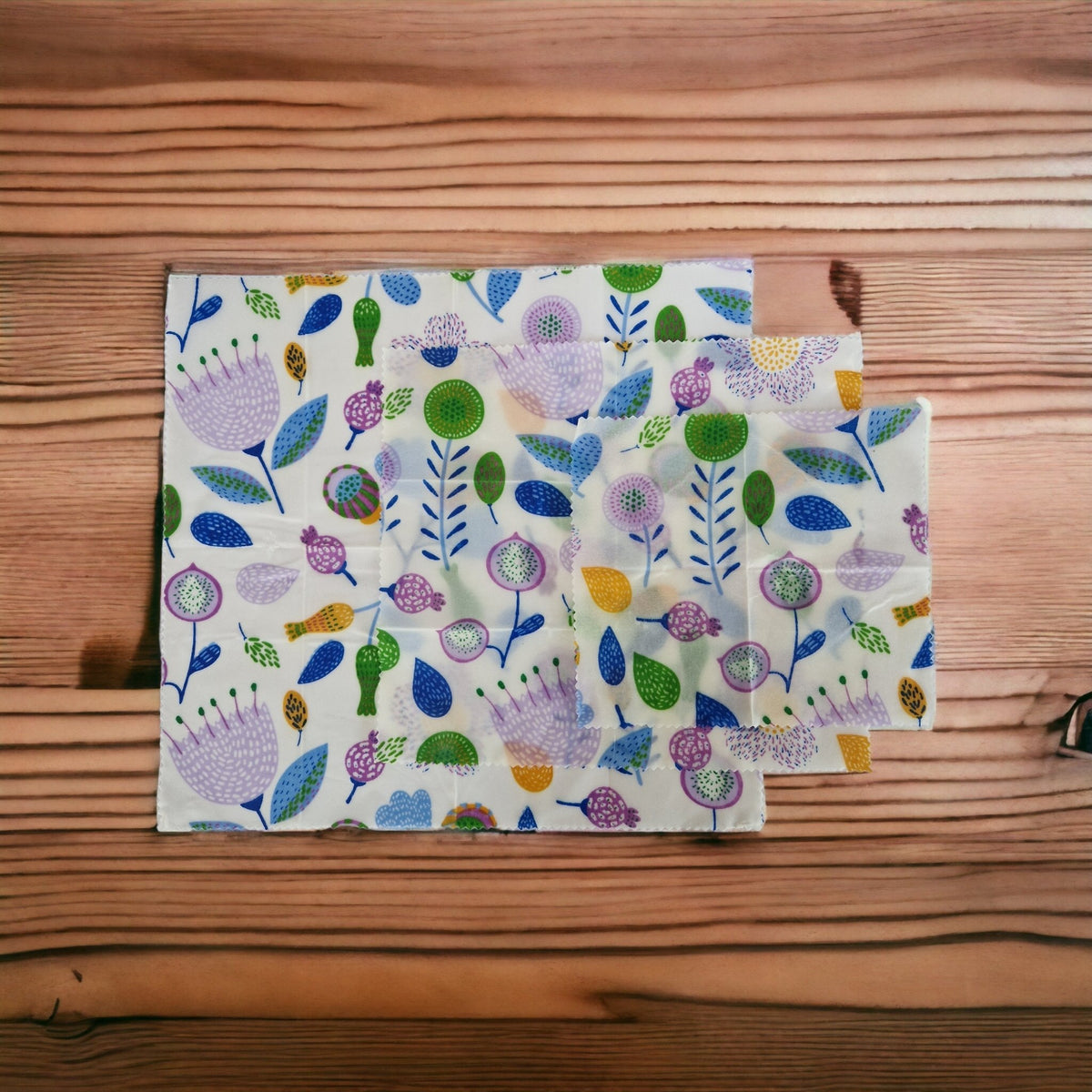 Reusable Natural Beeswax Sandwich Wrap Set - Cherish Home